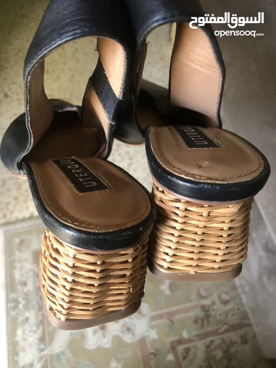 أحذية ستاتي جلد أصلي ماركات أجنبية بحال الوكالة للبيع