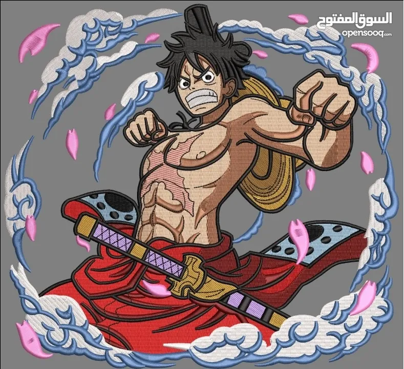 ملفات و افلام تطريز انمي و  ملفات تطريز اثواب