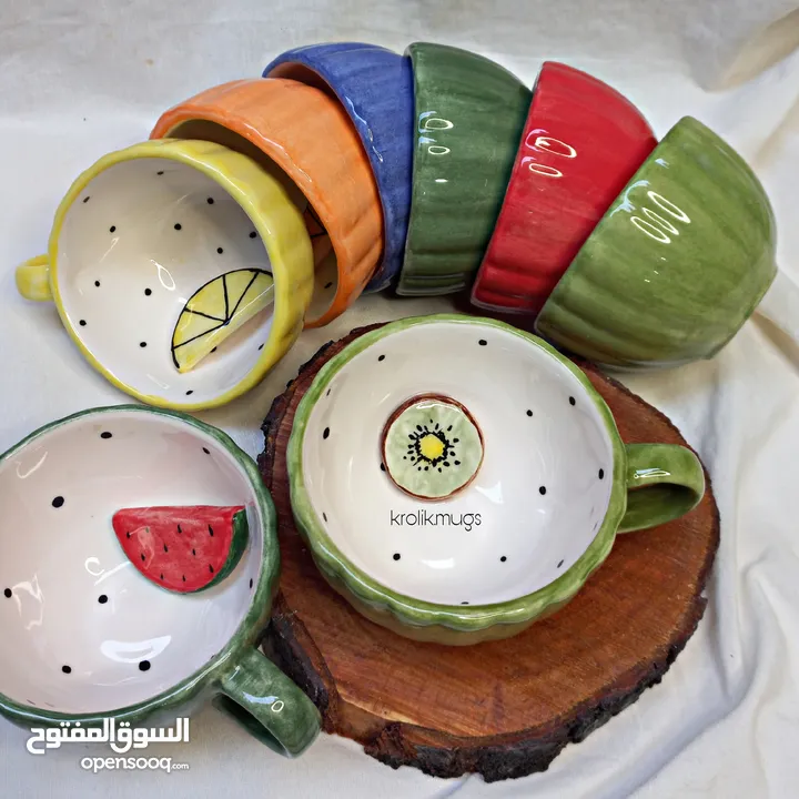 el yapimi sermicأكواب سيراميكيه صناعة يدوية بجودة عالية وتصاميم فريدة handmad ceramic mug iran