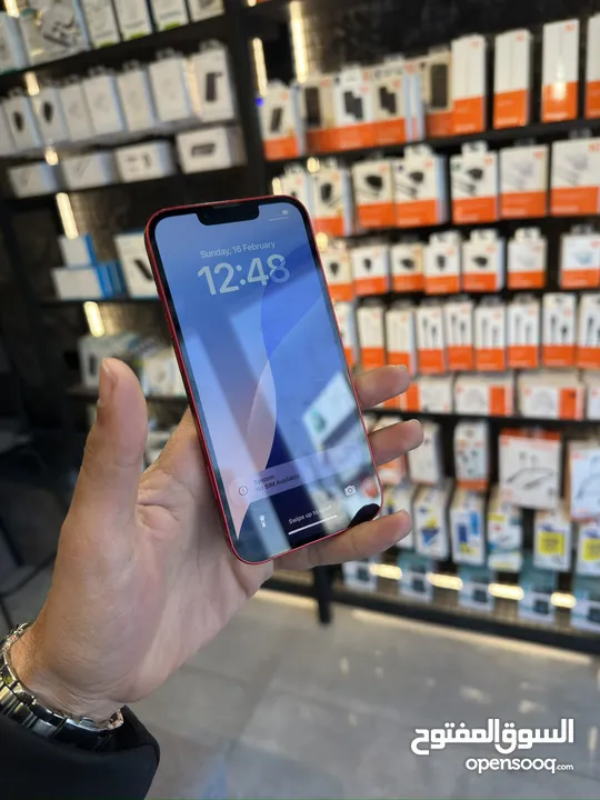 IPHONE 13 (256GB) USED LIKE NEW /// ايفون 13 256 جيجا مستعمل بحاله الجديد كفاله فليك سنتين