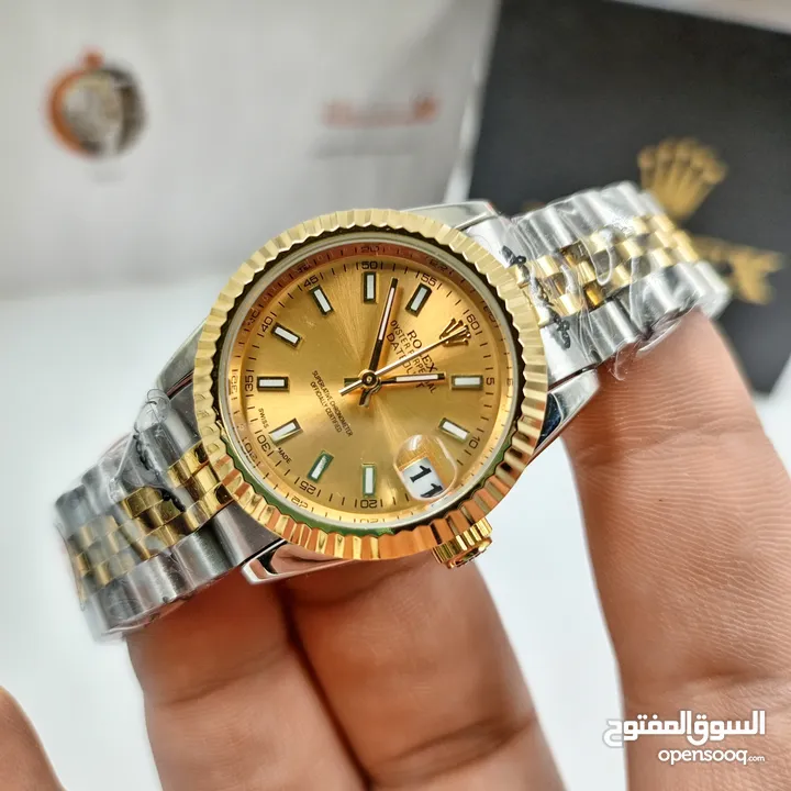 الساعات الرولكس الديت جاست النسائية متوفرة الان  من متجرنا