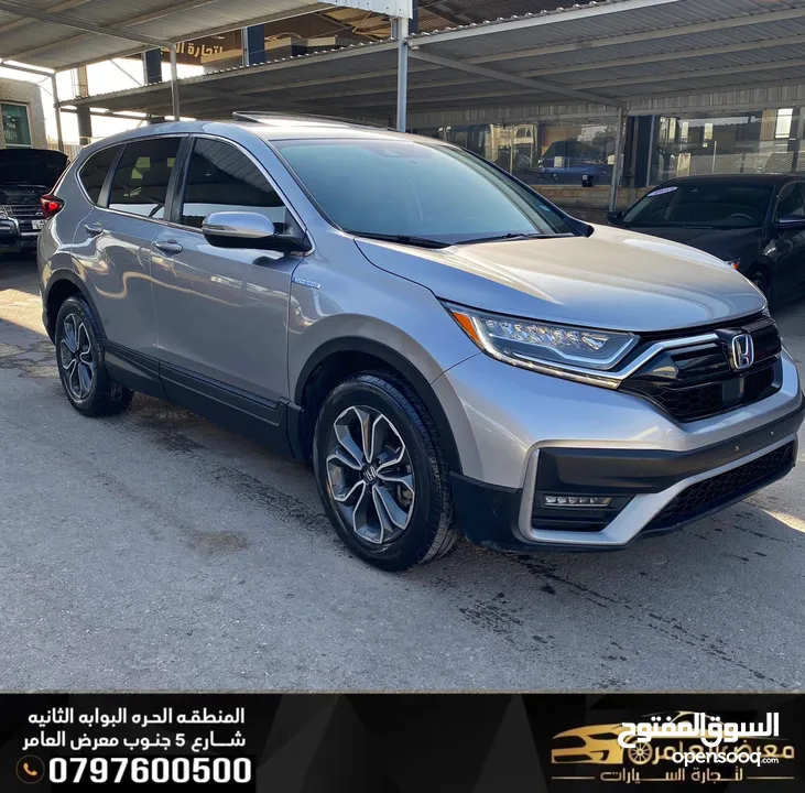 هوندا 2021 CRV لون سلڤر هايبرد EXL