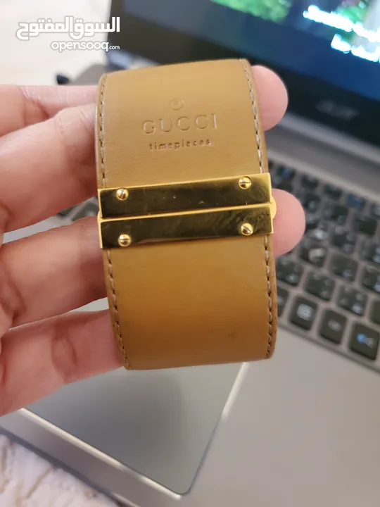 ساعة غوتشي7800L النسائية مطلية بالذهب ستانلس ستيل  Gucci Gold Plated Stainless Steel