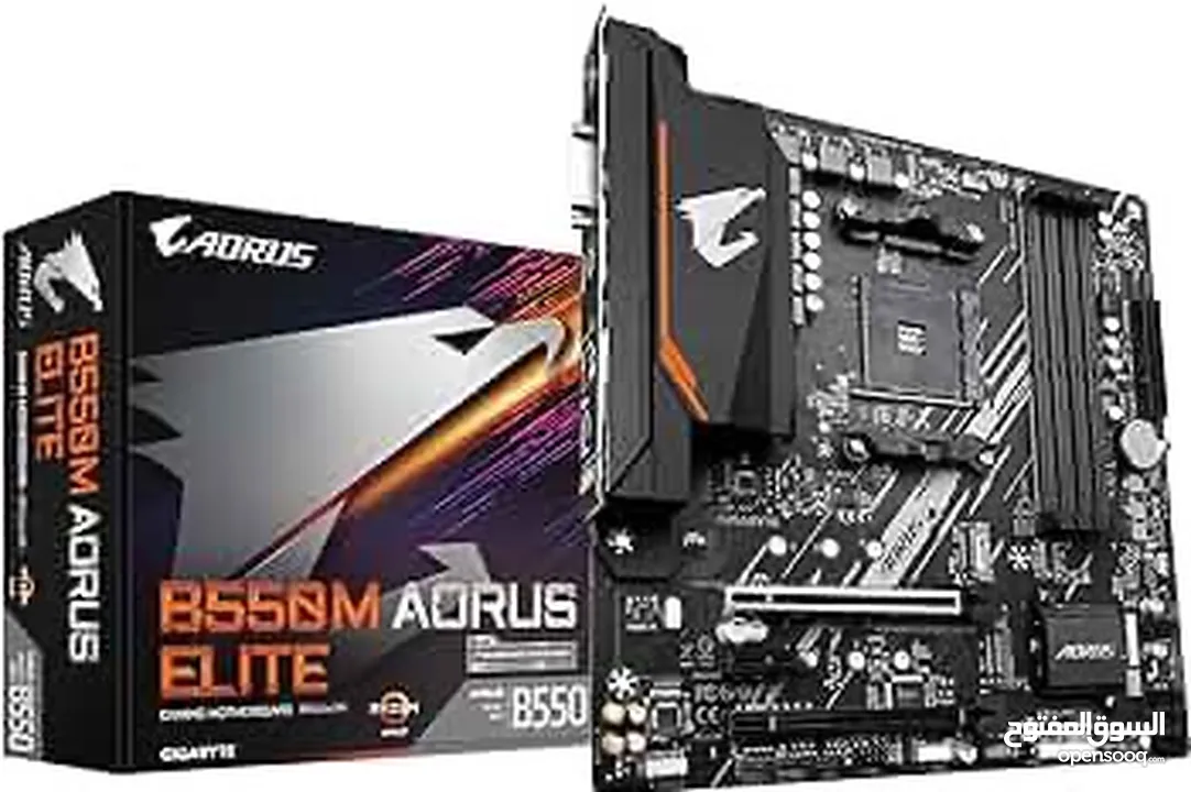 gigabyte b550m aorus elite amd 5 5700x ram 32gb 3600mhz 4back