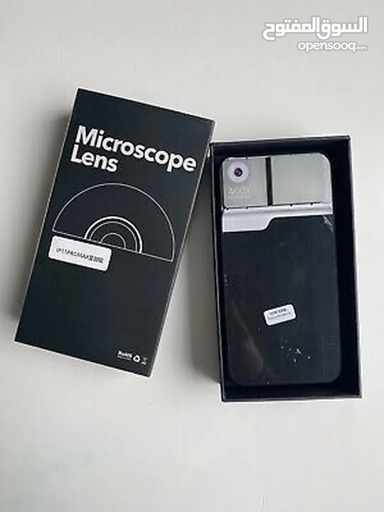 عدسة مايكروسكوب للأيفون microscope for iphone ×400