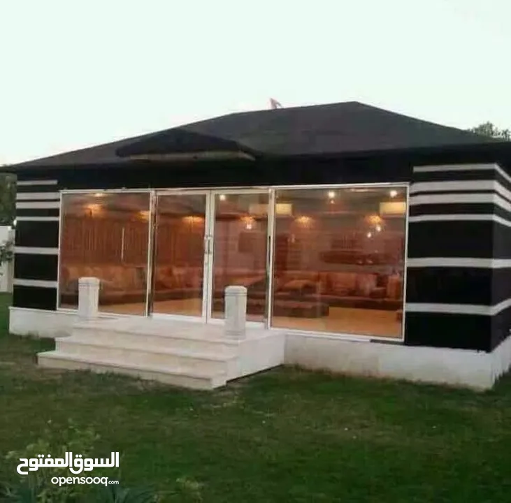 تفصيل خيم شعر وتركيب ديكورات داخليه سدو سيتان جلد الغزال