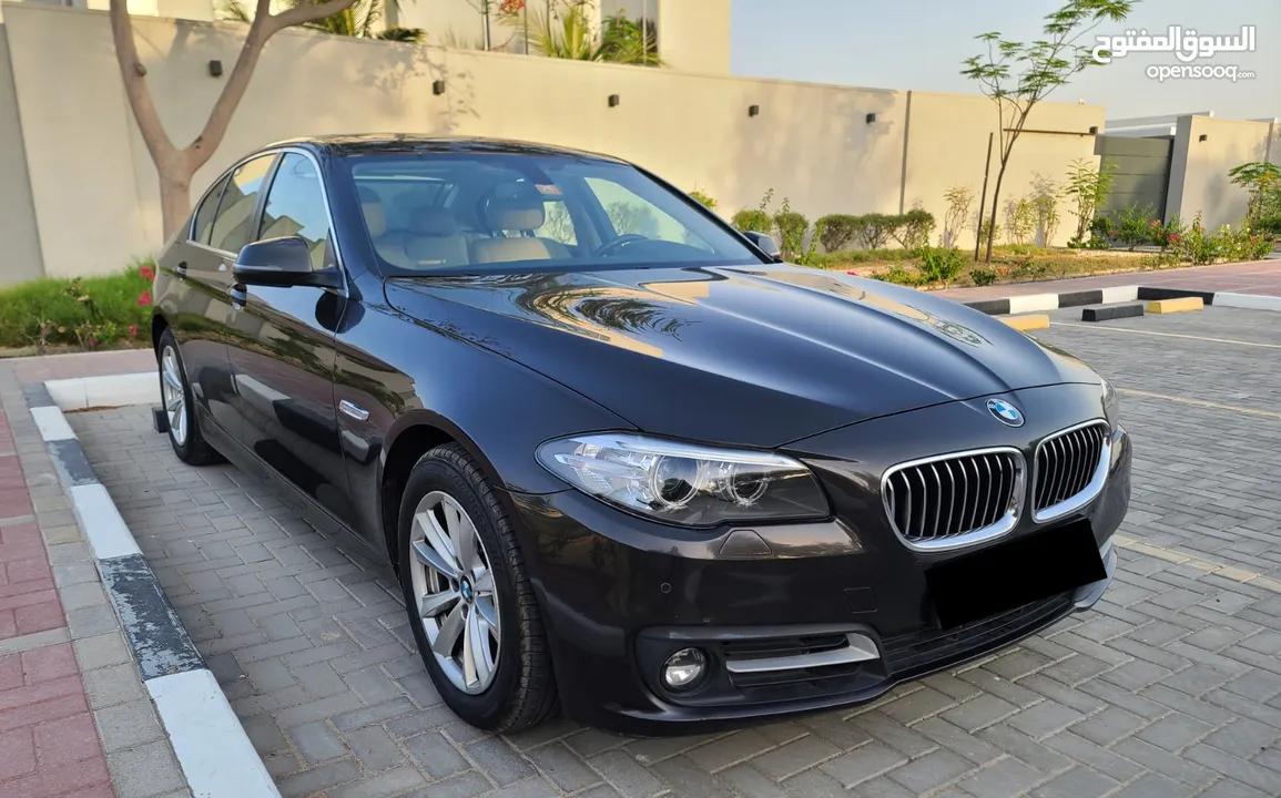 BMW 5 Series 2015, GCC Specs, Top Option, Single Owner, Accident free