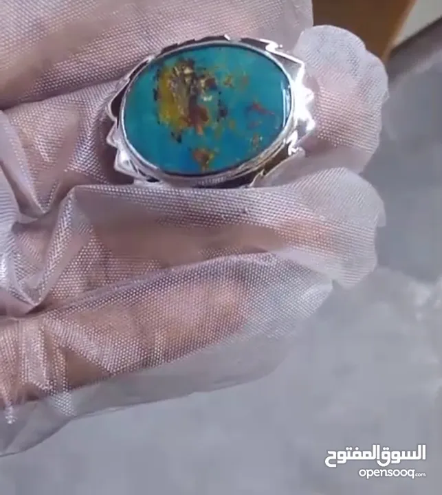 خاتم فيروز ثقيل للبيع