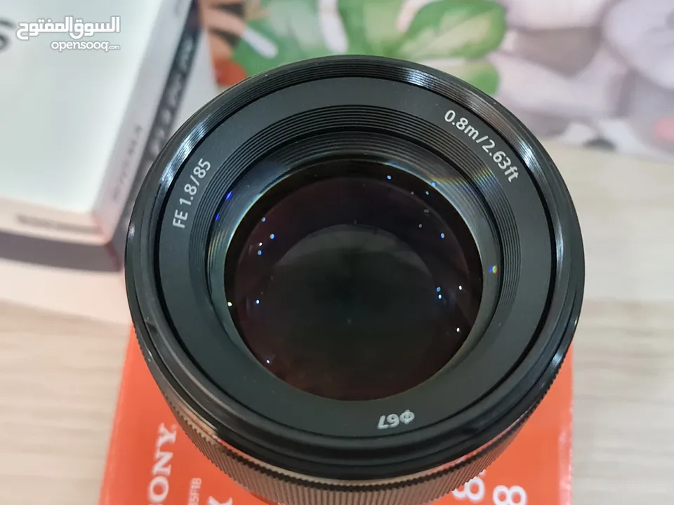 عدسات سوني و سيجما Sony Lens 85mm F1.8, Sigma 16mm & 30mm F1.4