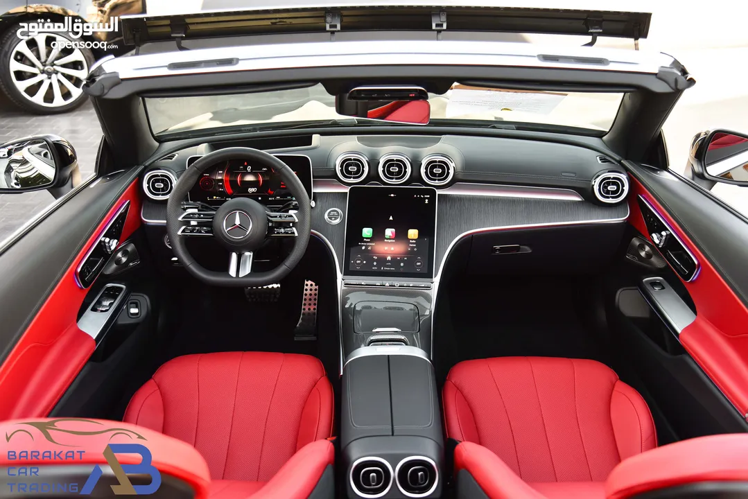 مرسيدس سي ال اي كشف نايت بكج مايلدهايبرد موديل2024 Mercedes CLE200 Convertible AMG Kit Night Package