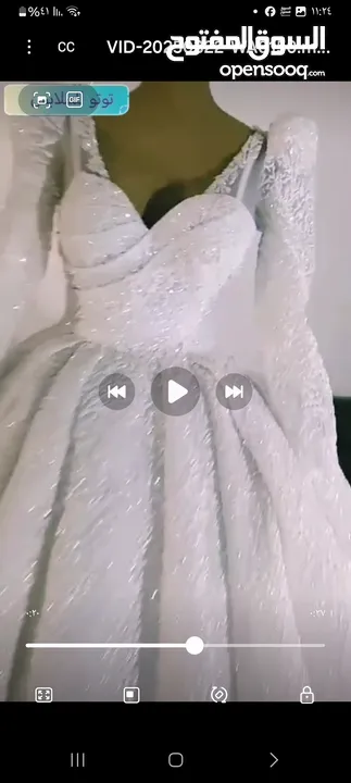 فستان عروس ابيض للبيع