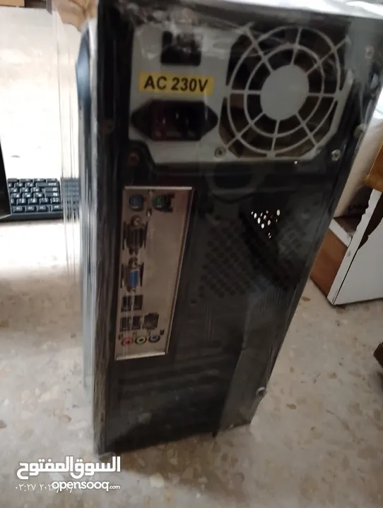 كمبيوتر كامل للبيع بسعر 50 دينار مواصفات ممتازه