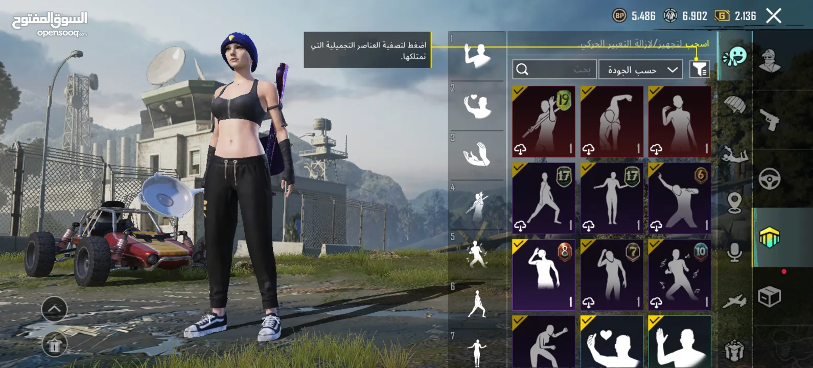 حساب ببجي للبيع