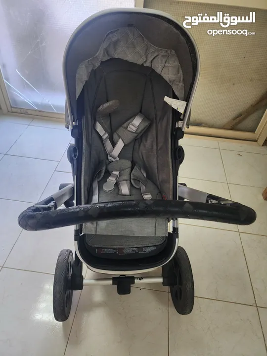 عربة أطفال مستعملة للبيع used stroller for sale