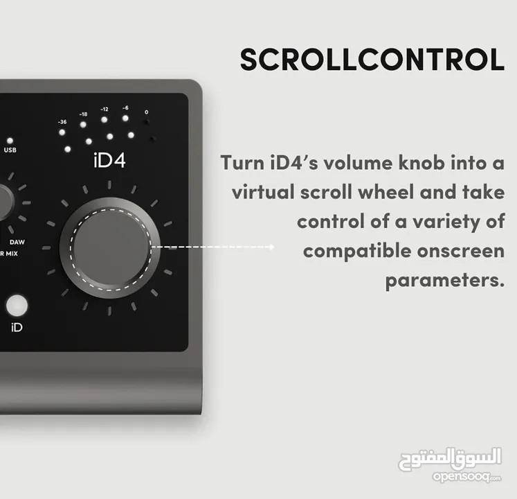 كرت صوت احترافي id4 interface الاصدار الثاني