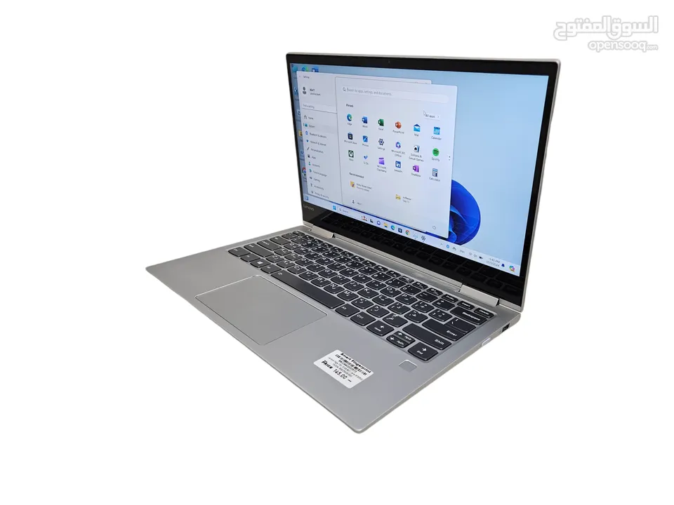 used Lenovo yoga but looks as NEW with warranty  لينفوفو مستعمل شاشة لمس شبة جديد كع الضمان