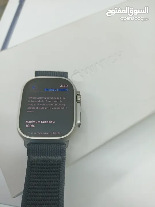 apple watch ultra 100%battery
