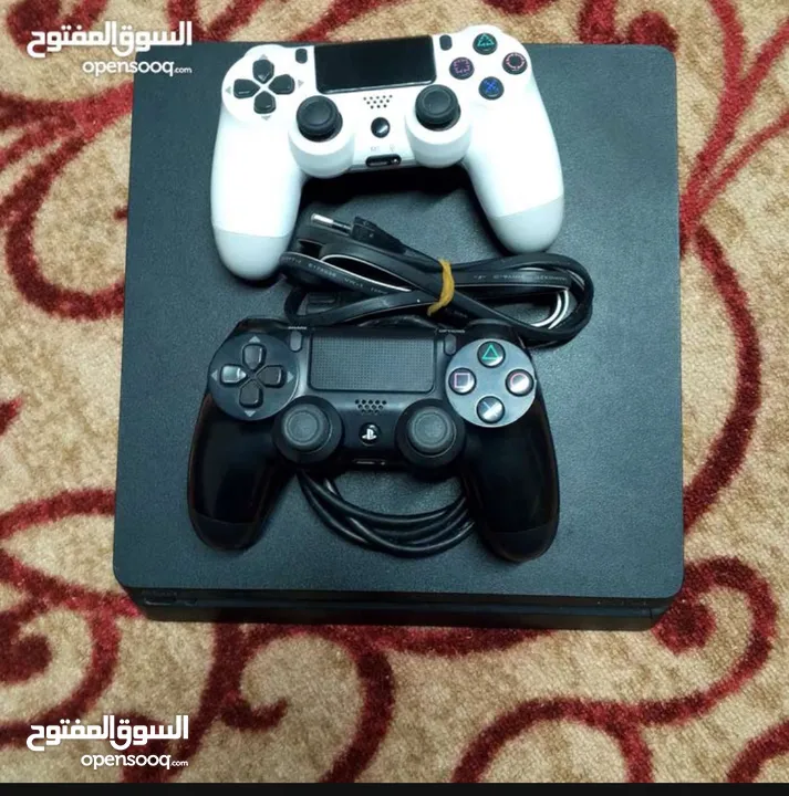 جهاز  PS4 سلم للبيع او للتبديل على ايفون 11 كامل قطعه الاصليه بطارية فوق ال 75  .