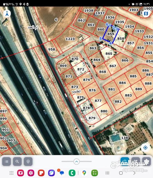 للبيع قطعه ارض 630 م في الطنيب الباب الشمالي جامعه الإسراء تصلح سكن طالبات او طلاب