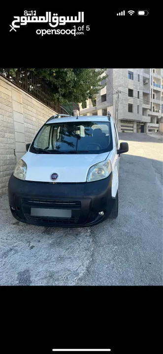 Fiat Qubo 2016 فيات كيوبو 2016 مطور 1400 ديزل تيربو سعر حرق السيارة بحالة ممتازة وممشى قليل