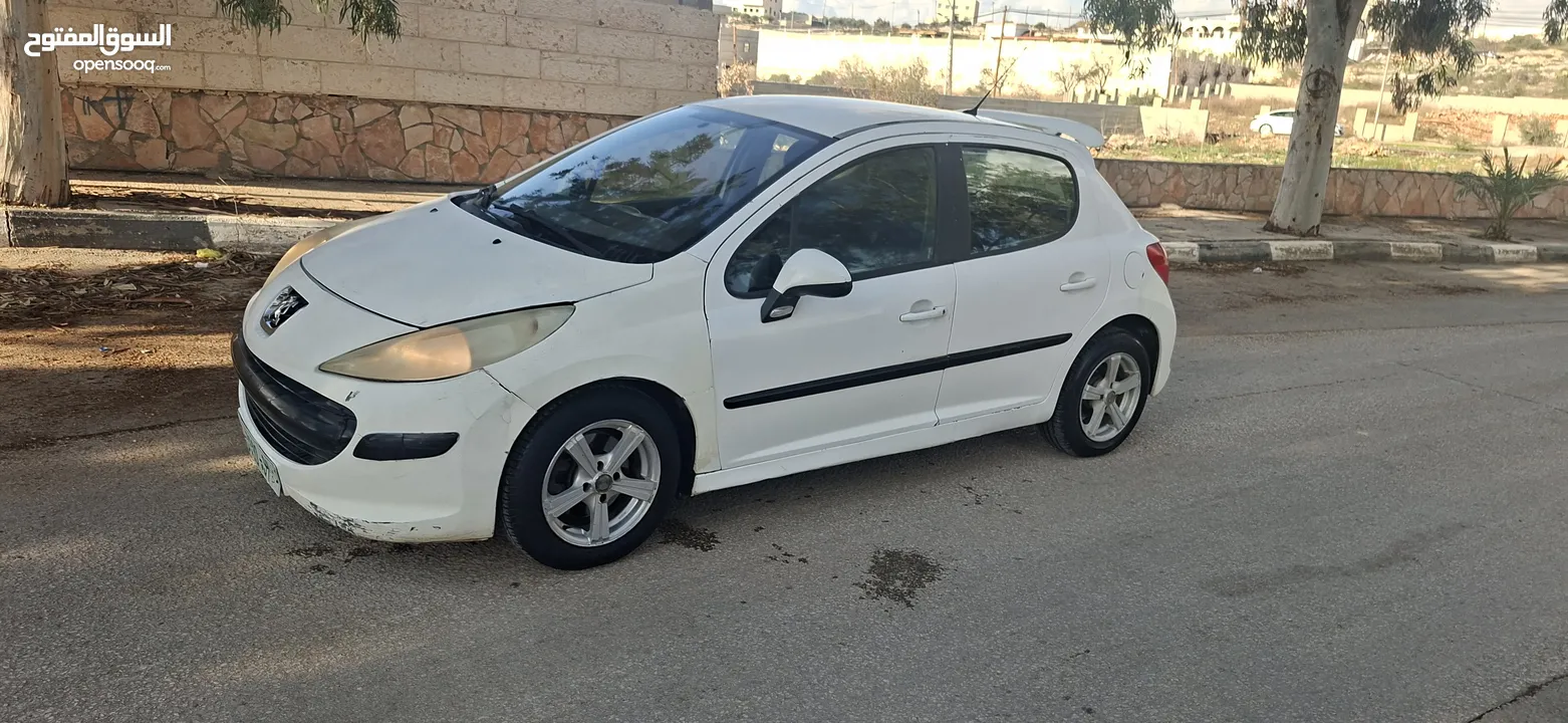 بيجو 207 مش 206موديل 2008-اتومتيك -ماتور 1600اصل برايفت فحص الف وسعر محرقة كاش نظيفة من الاخر