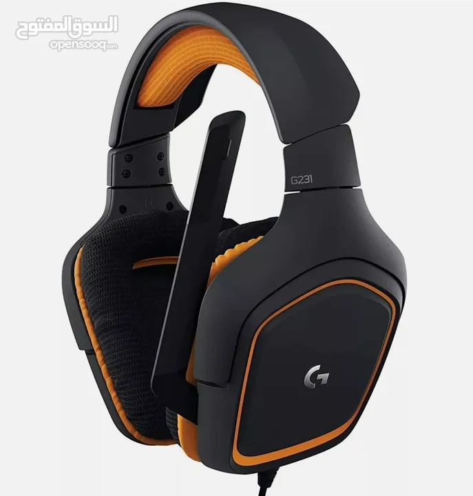 Logitech G231 Prodigy Wired Stereo Gaming Headset (Orange/Black)