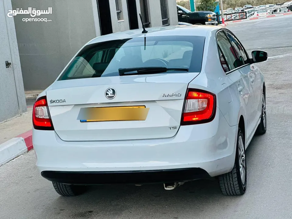 سكودا رابيد 2019 مشطوب لتواصل ع رقم الي مكتوب بالشرح فقط مش الرقم الي مسجل