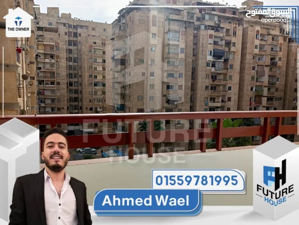 شقة للبيع 100 م سيدي بشر ( مدينة بنك فيصل )