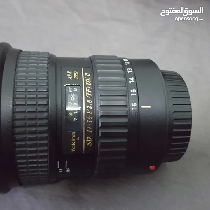 عدستين للبيع كانون 70-200 و توكينا وايد 11-16 استعمل خفيف للكانون
