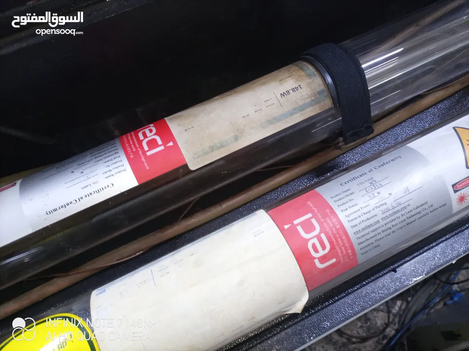 ماكينه قص ليزر co2 راسين مساحة عمل 100*160