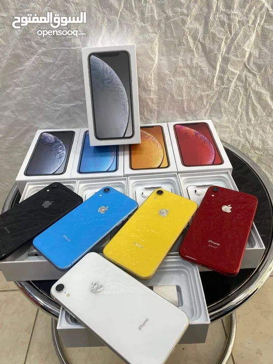 متوفر ايفونات XR الاصلي جيجا 64 و 128 بطاريات مشكل هدية كفر ولزقة وشاحن الاصلي متوفر توصيل