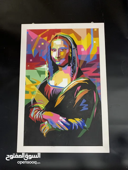 Unique hand painting Mona Lisa photoframe