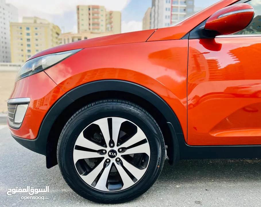 KIA SPORTAGE 2013 ORANGE GCC WITH SUNROOF