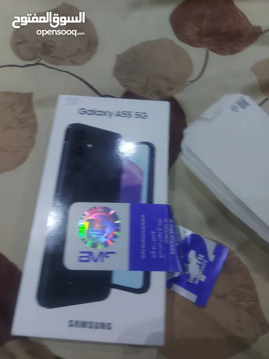 تلفون سامسونج a55 وكاااله بالكرتونه