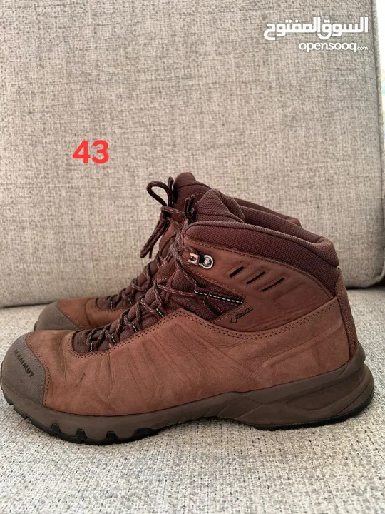 أحذية عالمية متخصصة للهايك والتسلق والرحلات الجبلية  best hiking shoes