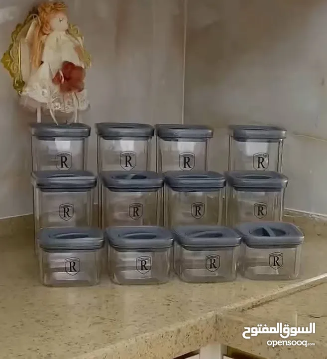 طقم البقوليات الملكي ضد الكسر وضد الرطوبة ومحكم الإغلاق باختصار ...هاد طقم العمر
