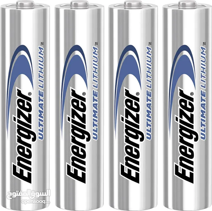 بطاريات ليثيوم قياس AA انرجايزر كفاءة عالية جدا وعمر طويل Energizer ULTIMATE 1.5