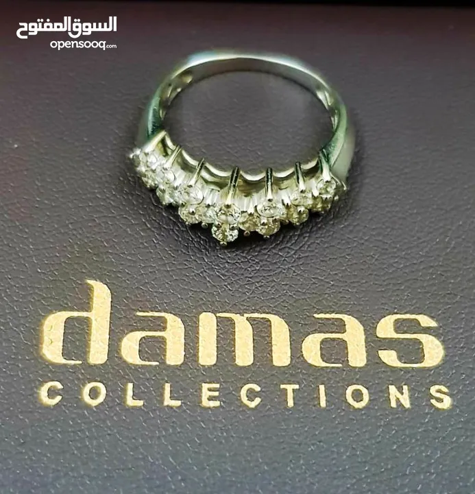 Damas collection 18k gold Diamond ring by whatsapp in Description