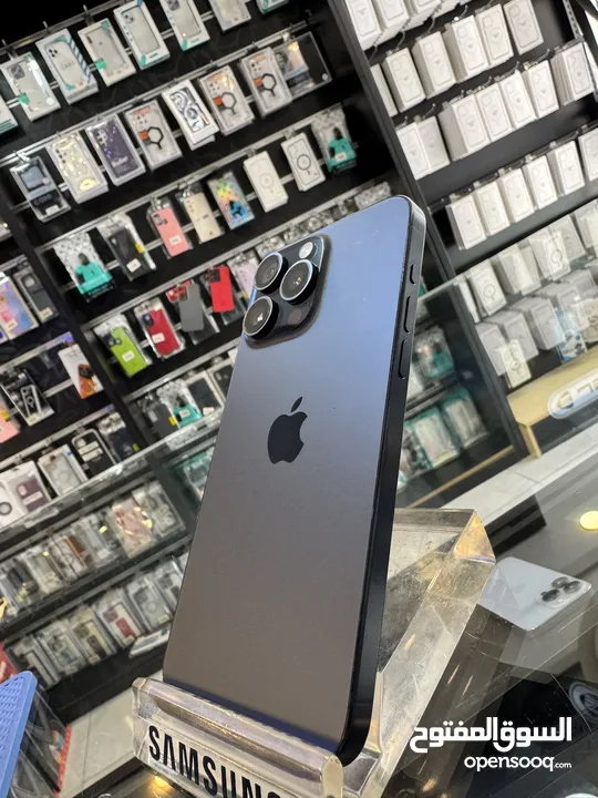 iPhone 15 Pro Max 256GB بطارية 99% وارد امريكي  Esim مش مشفر طبعا الجهاز مكفول