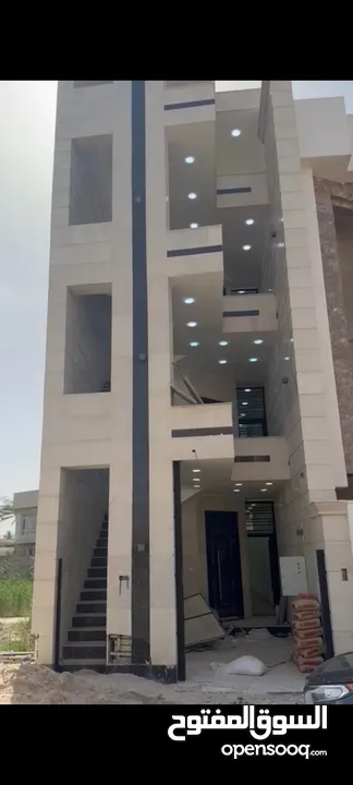 عماره  حديثة درجة اولى للبيع مساحه 256متر بناء 3طوابق في اليرموك
