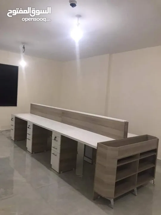 بارتيشن موظفين / ورك ستيشن رباعي  سداسي ثماني حسب الطلب من المصنع مباشرة