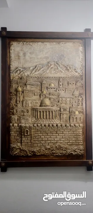لوحة مدينة القدس القديمة