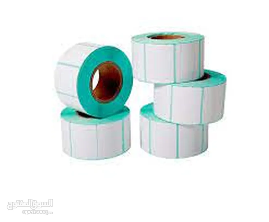 ليبل ورقي THERMAL 40*25 LABEL PAPER املصق حراري 40 × 25 ملم عدد 5