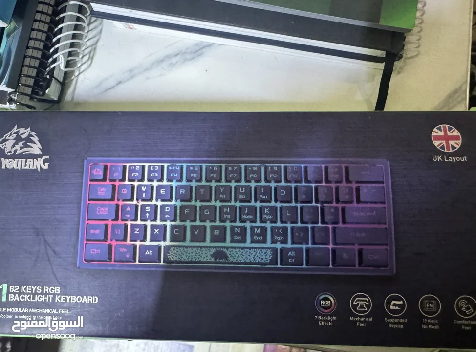 كيبورد RGB اقرو الوصف وشوفو سعره