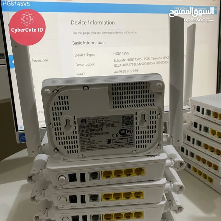 راوترات لتوسعةwifi 5g للفايبر وكل الشبكات  هواوي ac1200  موجتين 2.4+5g السرعة  867 ميجا لموجة 5g 3