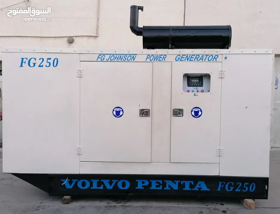 Volvo generator 250 kva