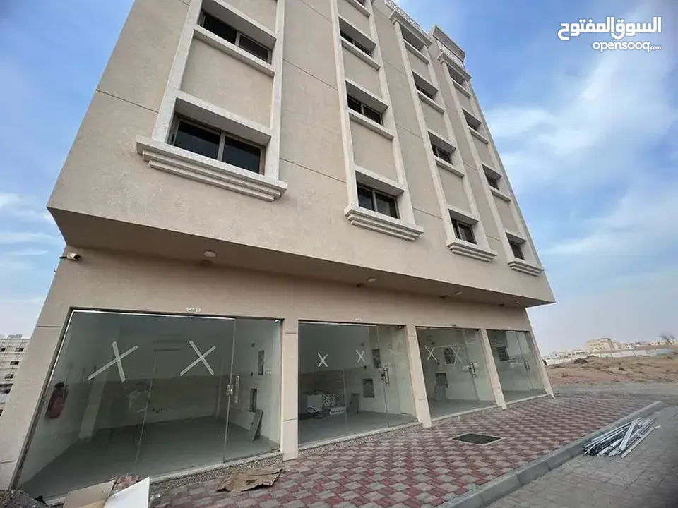 Building for sale, a new rented in the central area of ​​Sharjah - Al Bataeh. G+4