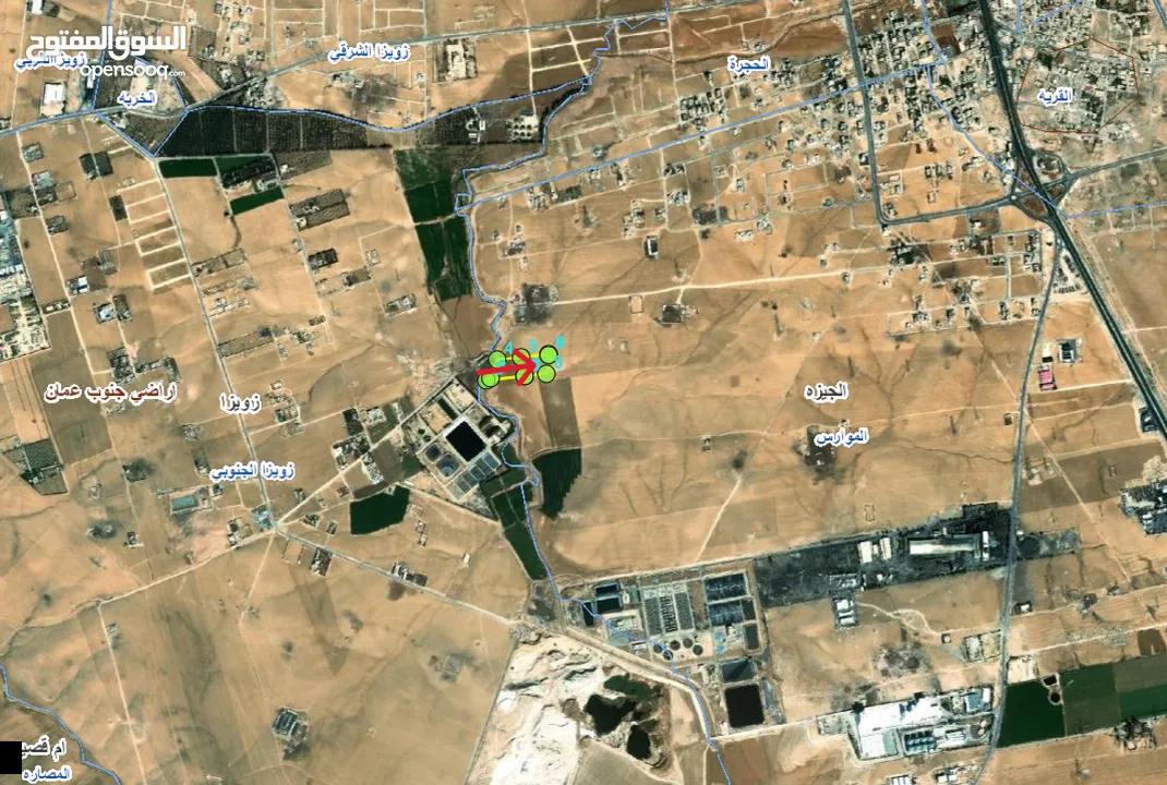 قطعة ارض من اراضي جنوب عمان الجيزة الموارس للبيع بسعر لقطة
