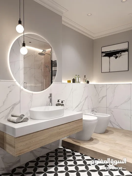 تصميم داخلي 3D وإشراف وتنفيذ