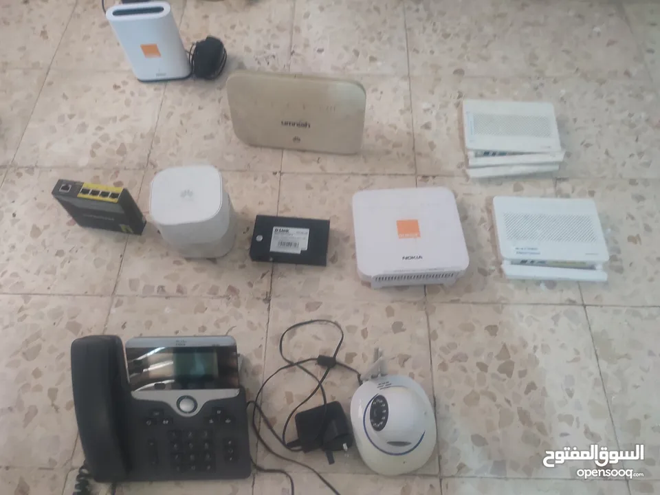 اجهزه فايبر وكميرا نت واي فاي